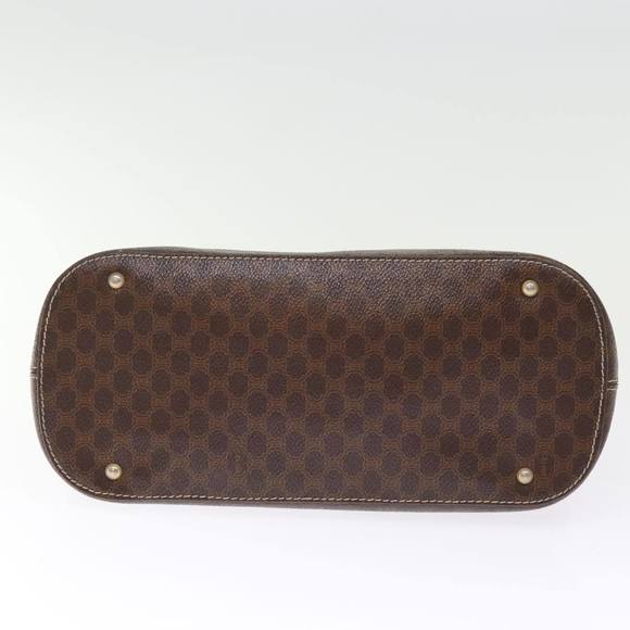 CELINE Macadam Canvas Hand Bag PVC 2way Brown Auth 75627 - Picture 5 of 16